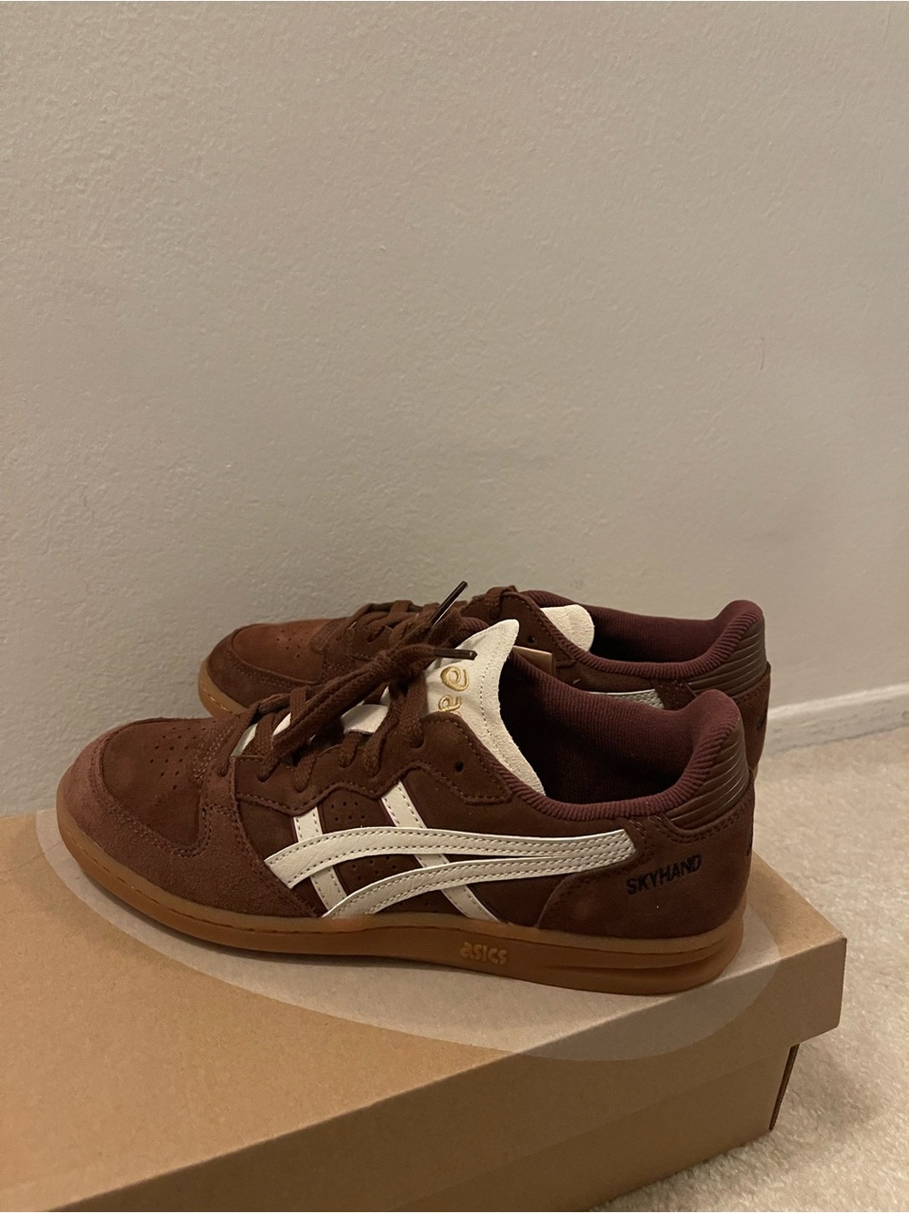 ASICS Skyhand OG Reddish Brown Sneakers